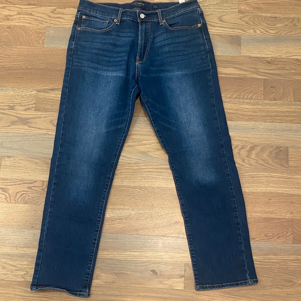 Lucky Brand Dark Blue Straight Leg Jeans
